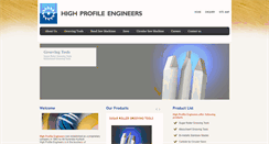 Desktop Screenshot of highprofileengineers.com